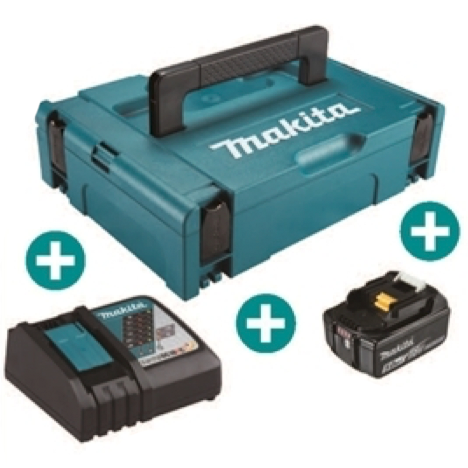 Makita Battery Kit18V5.0Ah x 1pc, Fast Charger x 1pc MKP1RT181 - Click Image to Close
